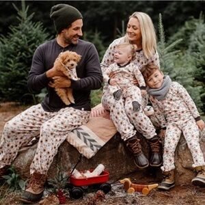 Burt’s Bees men’s XXL organic cotton henley pjs pyjama set for Christmas